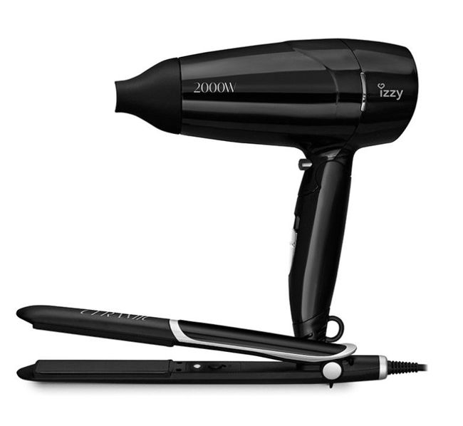 Εικόνα από IZZY IZ-7202 Σεσουάρ + Ισιωτικό Μαλλιών Σετ