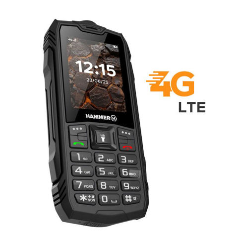 Εικόνα της HAMMER ROCK LTE Μαύρο Κινητό Τηλέφωνο