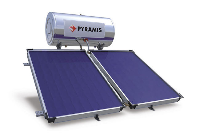 Εικόνα από PYRAMIS 160L / 2x1.5 Τριπλής Ενέργειας Ηλιακός Θερμοσίφωνας