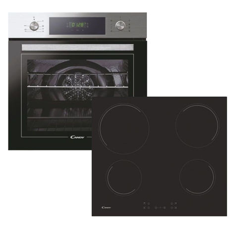 Εικόνα της CANDY PCT25CX+CH64CCB Σετ Φούρνος Εστία