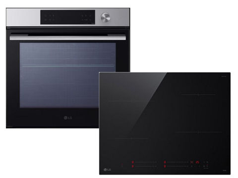 Εικόνα της LG WSED7612S+CI5Z2423BN InstaView Σετ Φούρνος Εστία