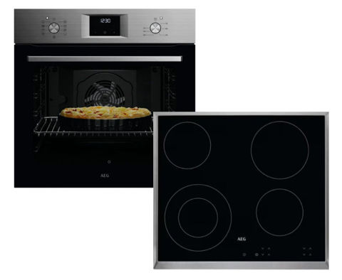 Εικόνα της AEG OA5AB21SM+HK624010XB Σετ Φούρνος Εστία