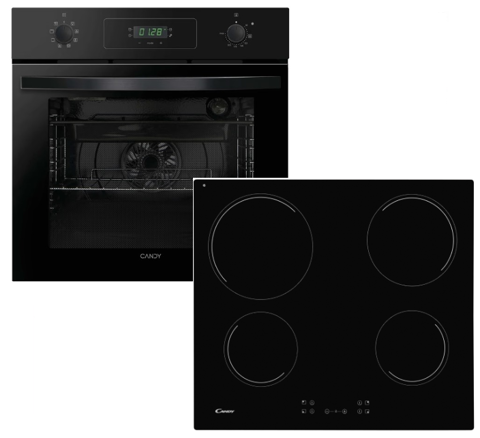 Εικόνα της CANDY F IDCP N615 L + CH64CCB Σετ Φούρνος Εστία
