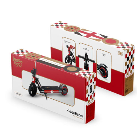 Εικόνα της KIDDOBOO Ε-Scooter KiddoRacer Κόκκινο Ηλεκτρικό Πατίνι