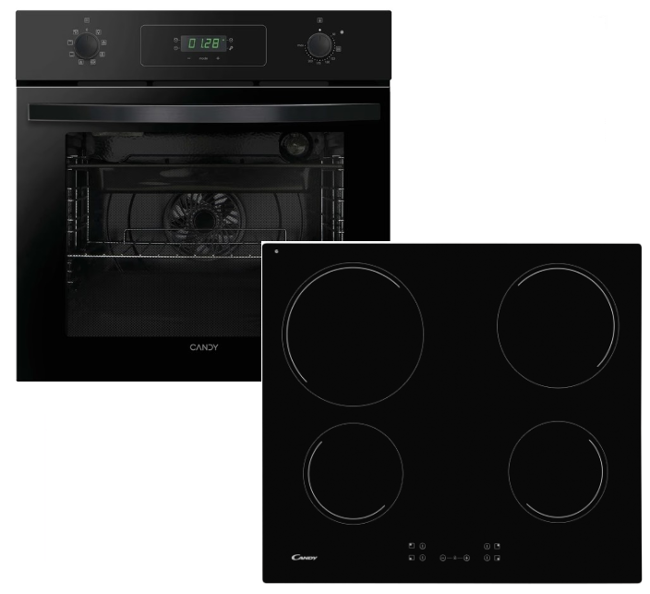 Εικόνα από CANDY F IDCP N615 L + CH64CCB Σετ Φούρνος Εστία
