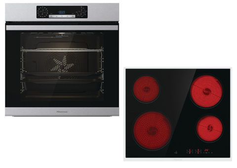 Εικόνα της HISENSE BSA65226AX+E6432C Σετ Φούρνος Εστία