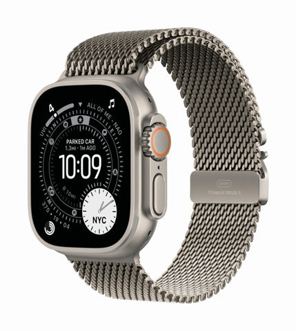 Εικόνα της APPLE WATCH ULTRA 3 49mm Natural Milanese Loop Medium SmartWatch