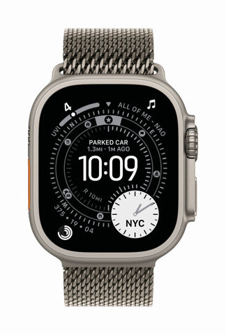 Εικόνα της APPLE WATCH ULTRA 3 49mm Natural Milanese Loop Medium SmartWatch