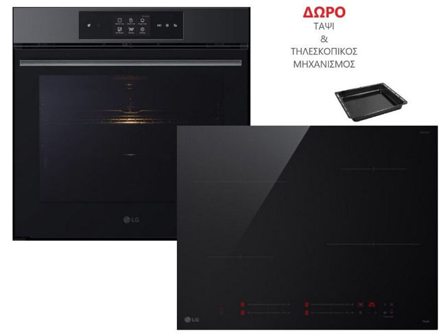 Εικόνα από LG WSED7665B+CI5Z2423BN InstaView Σετ Φούρνος Εστία