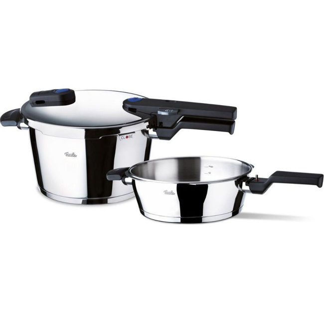 Εικόνα από FISSLER QUATTRO VITAQUICK 8LT + 4 LT Σετ Μαγειρικών Σκευών