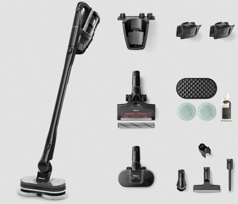 Εικόνα της MIELE Triflex HX3 Plus Aqua Μαύρο Σκούπα Stick