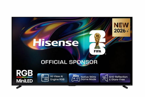Εικόνα της HISENSE 100UR8S RGB MiniLED 4K 100" Τηλεόραση