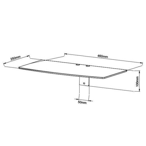 Εικόνα της DMP DRS601 Ράφι Τοίχου