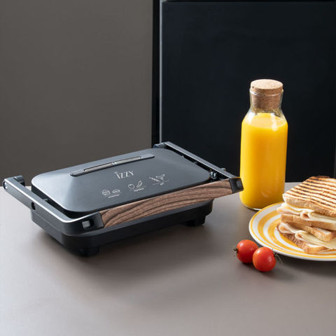 Εικόνα της IZZY Panini Wooden IZ-2013 Τοστιέρα