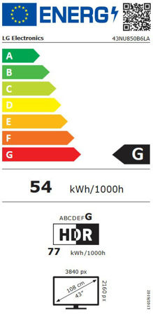 Εικόνα της LG 43NU850B6LA 43" Τηλεόραση