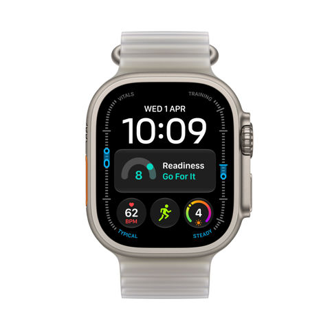 Εικόνα της APPLE Watch Ultra 4 Natural Ocean Band SmartWatch MJAD4QC/A