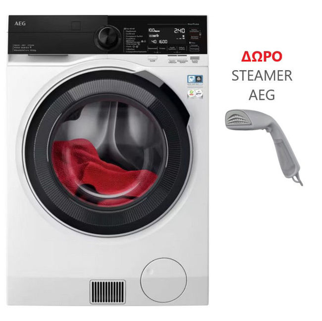 Εικόνα από AEG LWR98165NXE Πλυντήριο - Στεγνωτήριο Δώρο Garment Steamer