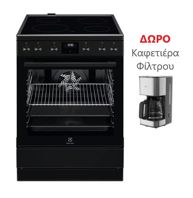 Εικόνα από ELECTROLUX LKR64022MK Κουζίνα Ελεύθερη Μαύρο ΔΩΡΟ CM3-1-3ST