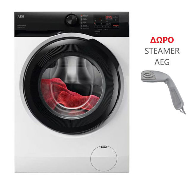 Εικόνα από AEG LFR6D844E Πλυντήριο Ρούχων Δώρο Garment Steamer