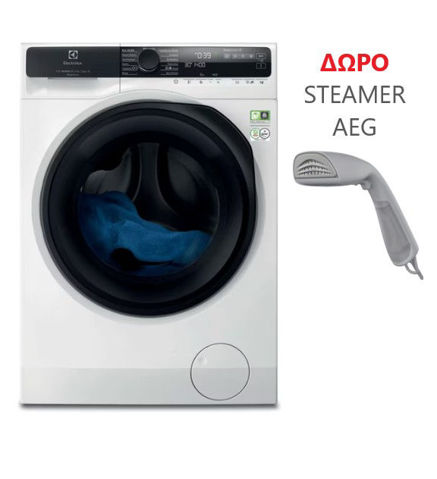 Εικόνα της Electrolux EW9F5417SWCE Πλυντήριο ρούχων Δώρο Garment Steamer