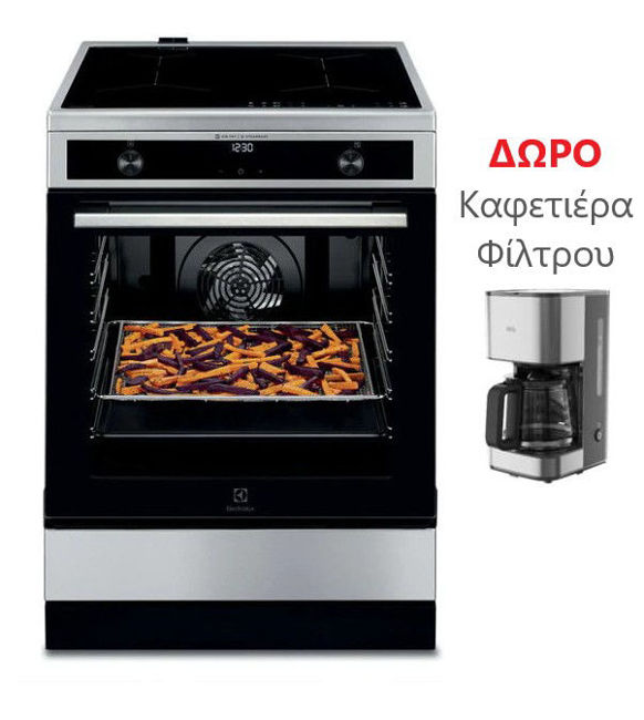 Εικόνα από ELECTROLUX LKI66021AX Κουζίνα Ελεύθερη ΔΩΡΟ Καφέτ. Φίλτρου