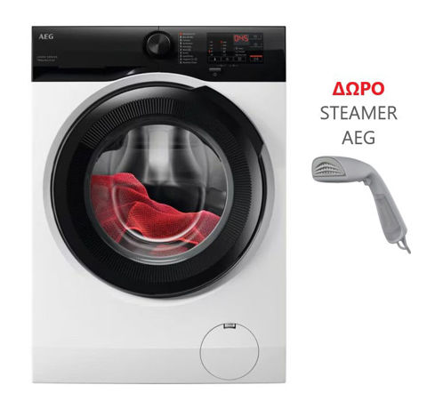 Εικόνα της AEG LFR6D844E Πλυντήριο Ρούχων Δώρο Garment Steamer