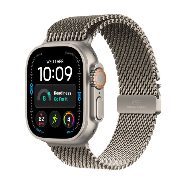 Εικόνα από APPLE Watch Ultra 4 Natural Titanium Band SmartWatch MJA94QC/A