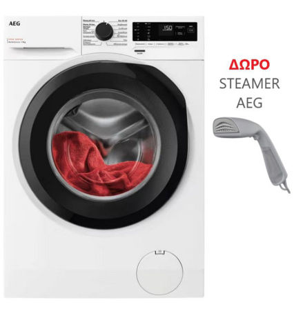 Εικόνα της AEG LF5Z49B4G Πλυντήριο Ρούχων Δώρο Garment Steamer