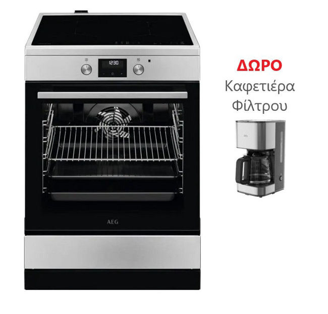 Εικόνα από AEG CIB6443BBM Κουζίνα Ελεύθερη ΔΩΡΟ Καφέτ. Φίλτρου
