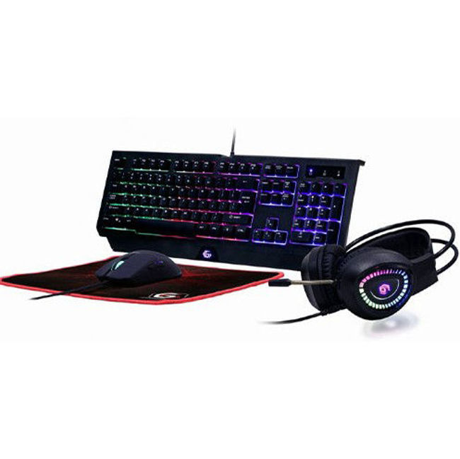 Εικόνα από GEMBIRD GGS-UMGL4-01 GAMING KIT Πληκτρολόγιο-Ποντίκι