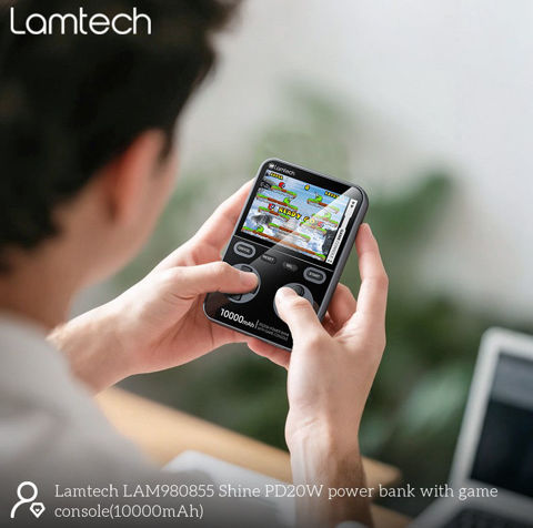 Εικόνα της LAMTECH LAM980855 GAME CONSOLE WITH 1500 GAMES & Powerbank