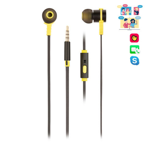 Εικόνα της NGS CROSS RALLY Μαύρο / Κίτρινο Ακουστικά Ψείρες
