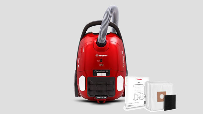 Εικόνα από INVENTOR EPRC-BG68 Ηλεκτρική Σκούπα + Δώρο σακούλες!