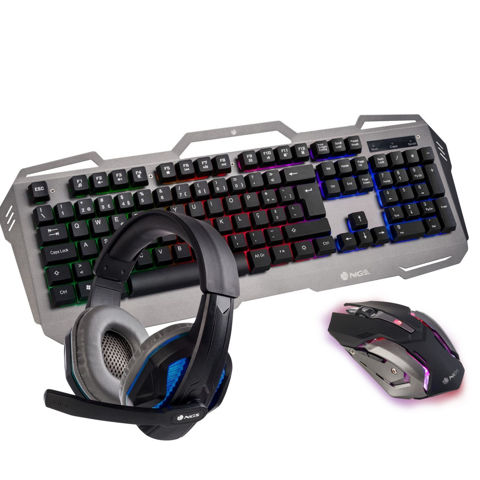 Εικόνα της NGS GBX-1500 KEYBOARD + MOUSE + HEADPHONE Ενσύρματο Πληκτρολόγιο