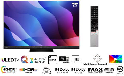 Εικόνα της HISENSE 75U8KQ 75" Τηλεόραση