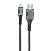 Εικόνα από EGOBOO ChargeFlow Fabric Cable USB-A to USB-C Μαύρο Καλώδιο USB