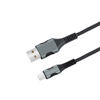 Εικόνα από EGOBOO ChargeFlow Fabric Cable USB-A to USB-C Μαύρο Καλώδιο USB