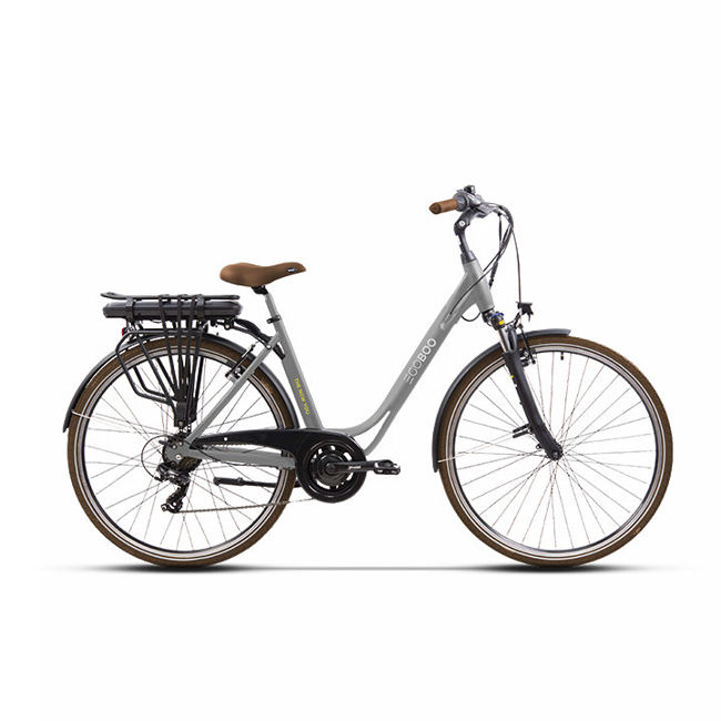 Εικόνα από EGOBOO E-Bike Nostalgic Ride Γκρι Ηλεκτρικό Ποδήλατο