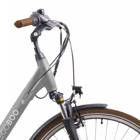 Εικόνα της EGOBOO E-Bike Nostalgic Ride Γκρι Ηλεκτρικό Ποδήλατο