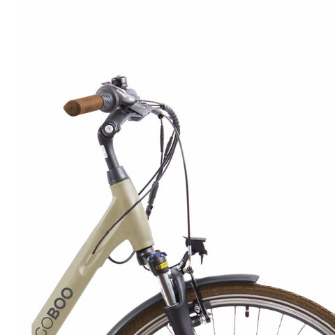 Εικόνα της EGOBOO E-Bike Nostalgic Ride Λευκό Ηλεκτρικό Ποδήλατο
