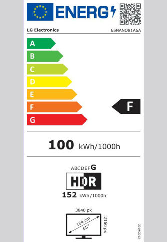 Εικόνα της LG 65NANO81A6A 65" Τηλεόραση