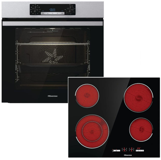 Εικόνα από HISENSE BI62216AX+E6432X Σετ Φούρνος Εστία