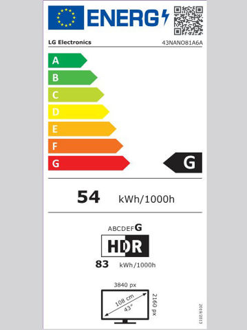 Εικόνα της LG 43NANO81A6A 43" Τηλεόραση
