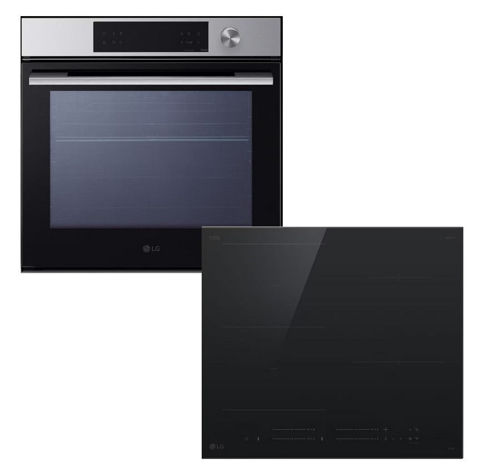 Εικόνα της LG WSED7612S+CBIZ2435B InstaView Σετ Φούρνος Εστία